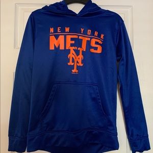 New York Mets hooded sweat shirt - youth